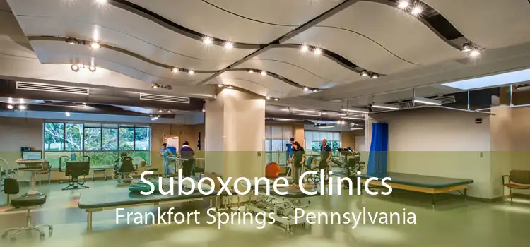 Suboxone Clinics Frankfort Springs - Pennsylvania