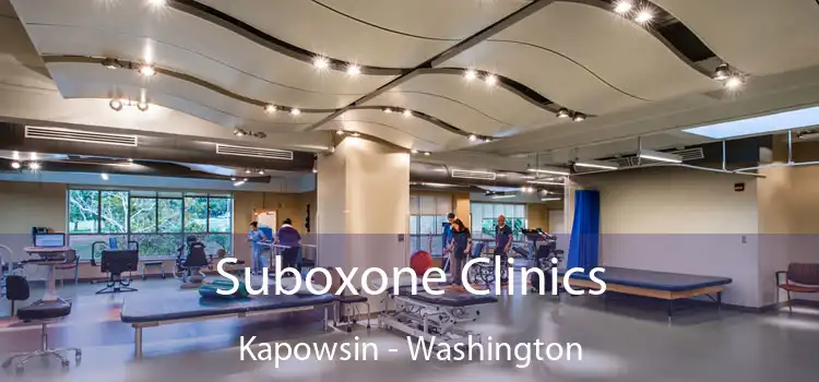 Suboxone Clinics Kapowsin - Washington
