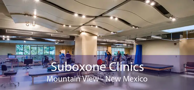 Suboxone Clinics Mountain View - New Mexico