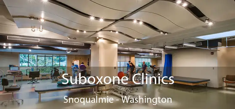 Suboxone Clinics Snoqualmie - Washington