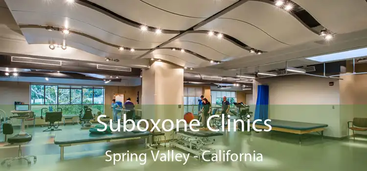 Suboxone Clinics Spring Valley - California