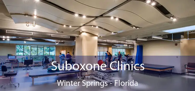 Suboxone Clinics Winter Springs - Florida